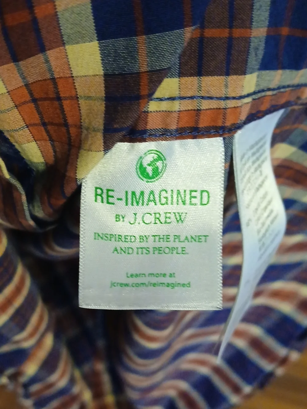 J. Crew Plaid Button-Down Shirt - Size L